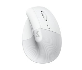 Logitech Lift for Mac Ratón Vertical Ergonómico Blanco