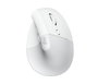 Logitech Lift for Mac Ratón Vertical Ergonómico Blanco