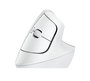 Logitech Lift for Mac Ratón Vertical Ergonómico Blanco