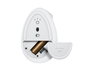 Logitech Lift for Mac Ratón Vertical Ergonómico Blanco