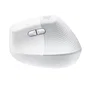 Logitech Lift for Mac Ratón Vertical Ergonómico Blanco