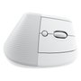 Logitech Lift for Mac Ratón Vertical Ergonómico Blanco