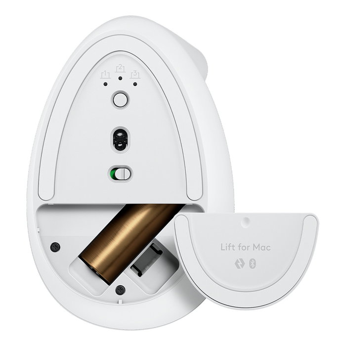 Logitech Lift for Mac Ratón Vertical Ergonómico Blanco Logitech Lift for Mac Ratón Vertical Ergonómico Blanco