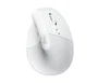 Logitech Lift for Mac Ratón Vertical Ergonómico Blanco