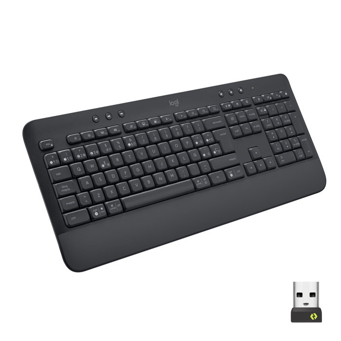 Logitech Signature K650 Teclado Inalámbrico QWERTY Español Grafito Logitech Signature K650 Teclado Inalámbrico QWERTY Español Grafito