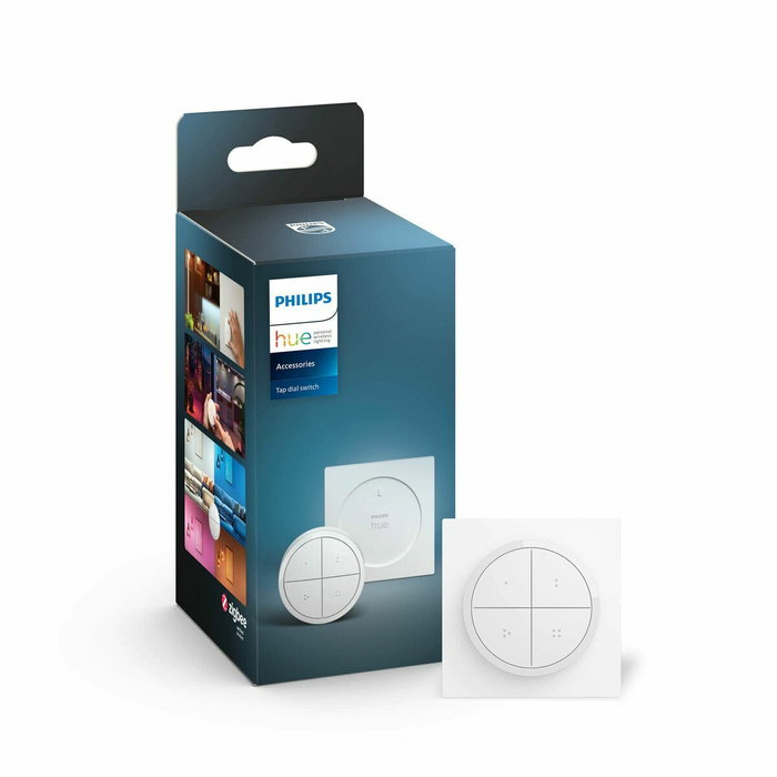 Philips Hue Tap Dial Interruptor Inalámbrico Blanco Philips Hue Tap Dial Interruptor Inalámbrico Blanco