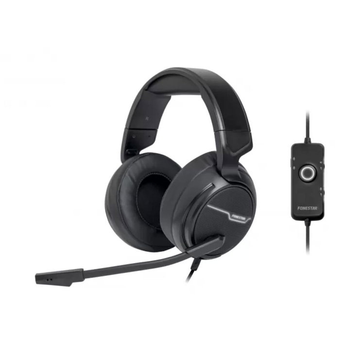 Fonestar WIN-U Auriculares Gaming USB con Micrófono y LED Fonestar WIN-U Auriculares Gaming USB con Micrófono y LED