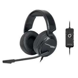 Fonestar Win-U Auriculares Gaming USB con Micrófono Abatible, Cancelación Ruido, LED, Cable 2m, para PC, Mac, PS4, Xbox One, Nintendo Switch