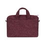 RIVACASE 7921 Maletín Burgundy Anvik para Portátil 14" - Rojo, Poliéster Impermeable con Compartimento para Tablet 10.5", Correa Ajustable, 0.59 kg