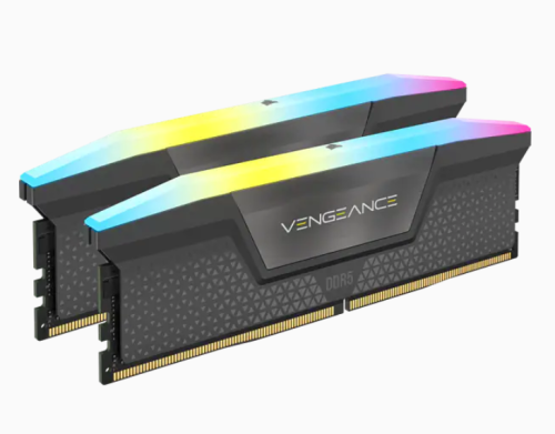 Corsair Vengeance RGB DDR5 64GB (2x32GB) 5200MHz CL40 - Gris