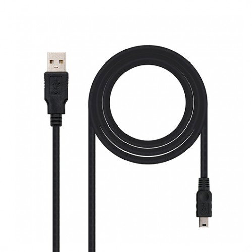 Nanocable 10.01.0400 Cable USB 2.0 Tipo A Macho a Micro-USB B Macho Negro 0.5m