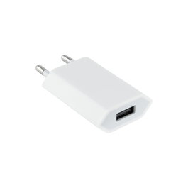 Nanocable Mini Cargador USB 5V-1A Blanco