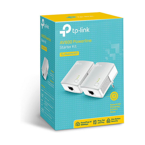 TP-Link TL-PA4010KIT Kit de Nano Adaptadores Powerline 600 Mbps (2 unidades) TP-Link TL-PA4010KIT Kit de Nano Adaptadores Powerline 600 Mbps (2 unidades)