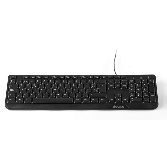 NGS Cocoa Kit Teclado y Ratón USB Negro