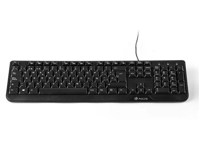 NGS Cocoa Kit Teclado y Ratón USB Negro