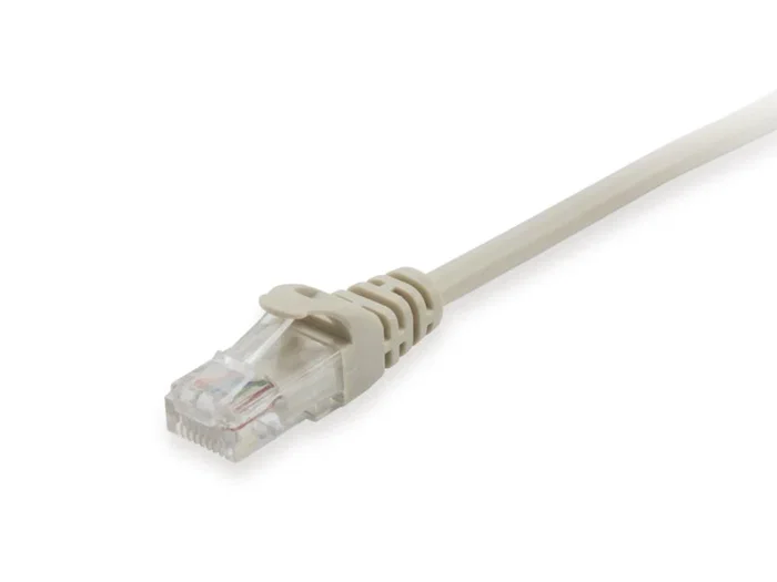 Equip 625416 Cable de Red Ethernet RJ45 Cat6 U/UTP 10m Beige, Conectores Macho Derechos Chapados en Oro, 10 Gigabit Ethernet