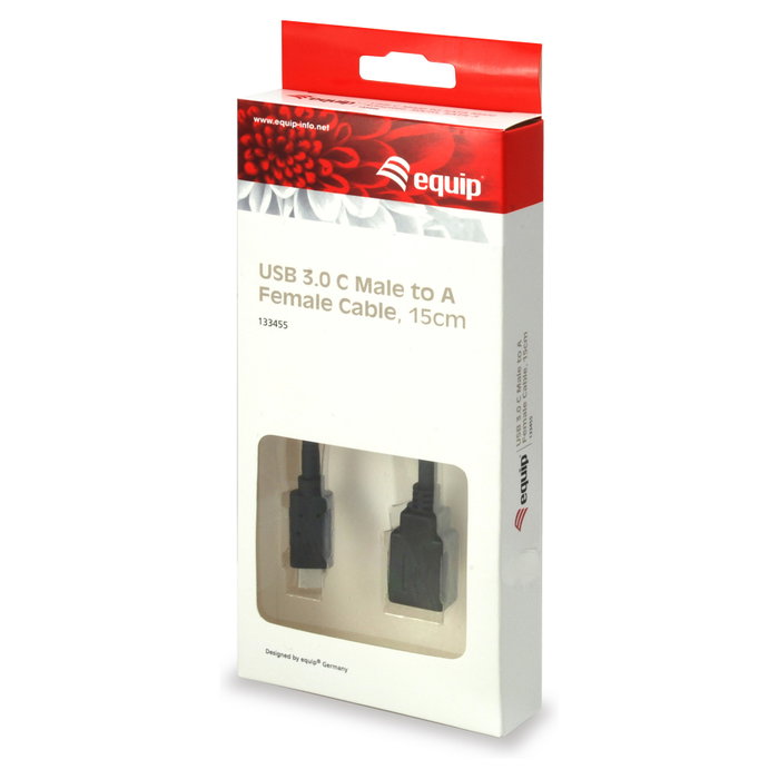Equip Adaptador USB-C a USB 3.0 Negro Equip Adaptador USB-C a USB 3.0 Negro