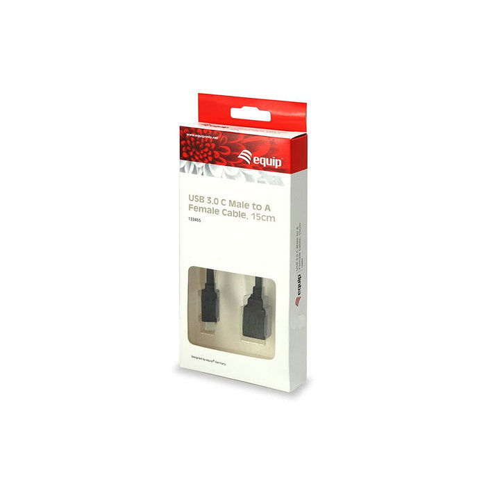 Equip Adaptador USB-C a USB 3.0 Negro Equip Adaptador USB-C a USB 3.0 Negro