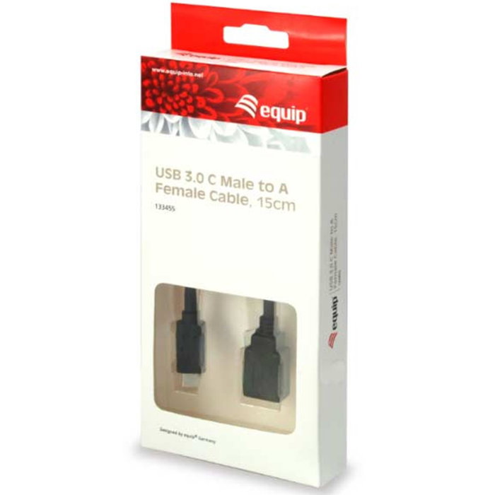 Equip Adaptador USB-C a USB 3.0 Negro Equip Adaptador USB-C a USB 3.0 Negro