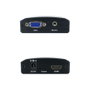 Nanocable Conversor SVGA+Audio a HDMI con Alimentación Negro