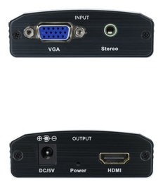 NANOCABLE Conversor SVGA+Audio a HDMI con Alimentacion, SVGA/H+Jack 3.5/H-HDMI A/H, Negro, Conversor de video activo, Negro, 1920 x 1080 Pixeles, 1600 x 1200,19