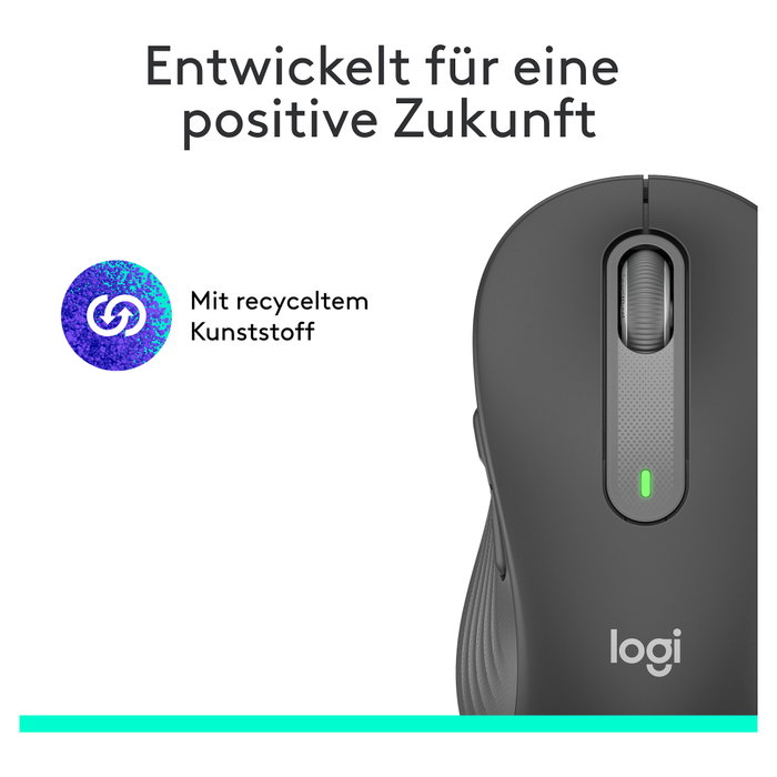 Logitech Signature M650 M Ratón Inalámbrico Mediano - Grafito
