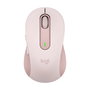Logitech M650 M Ratón Inalámbrico Mediano Óptico Rosa Silencioso