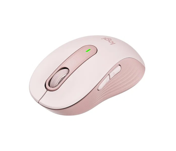 Logitech Signature M650 Ratón Inalámbrico Rosa Mediano