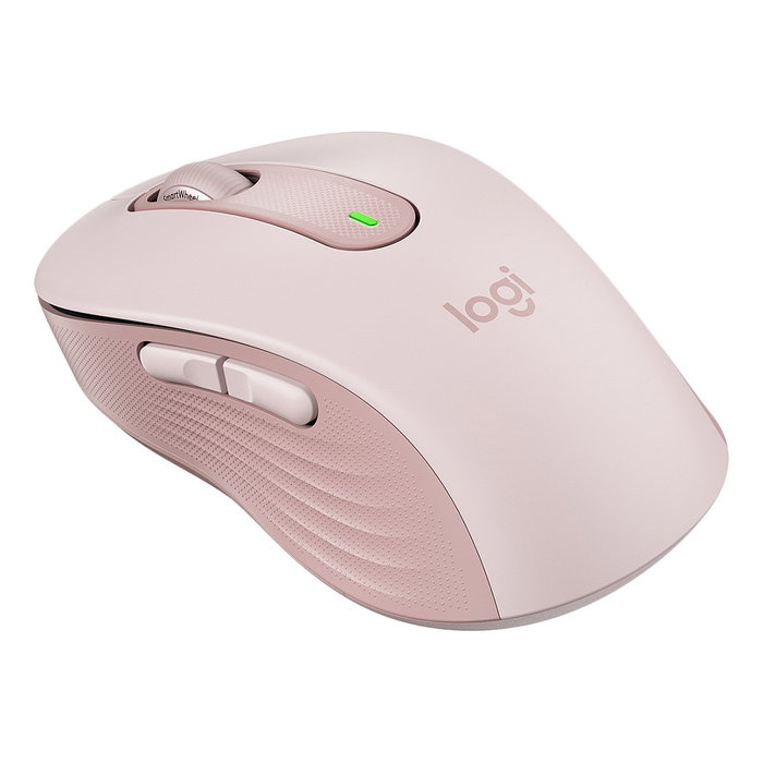 Logitech Signature M650 Ratón Inalámbrico Rosa Mediano