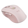Logitech Signature M650 Ratón Inalámbrico Rosa Mediano