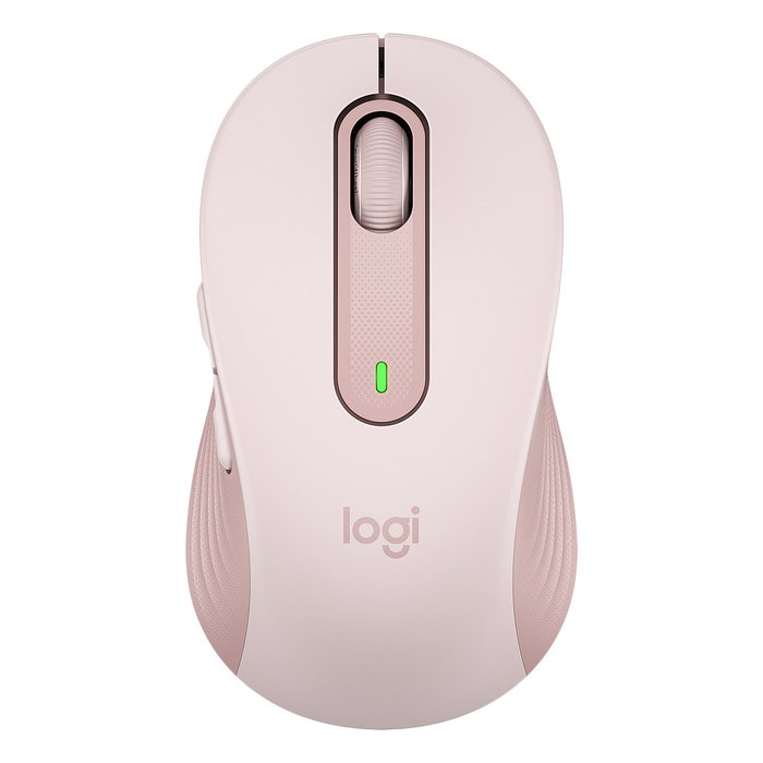Logitech Signature M650 Ratón Inalámbrico Rosa Mediano