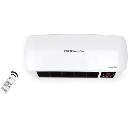 Orbegozo 17316 Split Calefactor SP 6000, 2 Niveles de Potencia 1000W-2000W, Programable, Mando a Distancia, IP-22, Calefactor Baño
