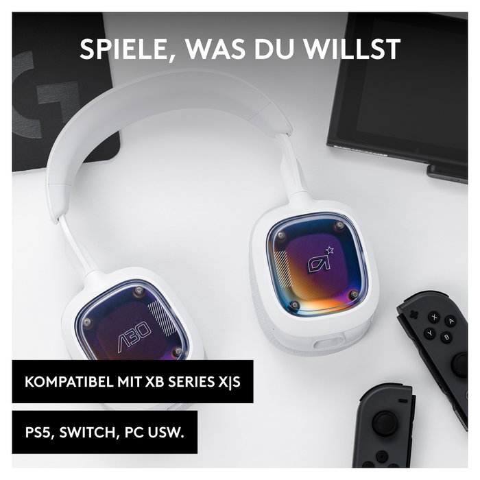 Logitech Auriculares Gaming Astro A30 Diadema, Inalámbricos y Alámbricos con Bluetooth, Blanco Logitech Auriculares Gaming Astro A30 Diadema, Inalámbricos y Alámbricos con Bluetooth, Blanco
