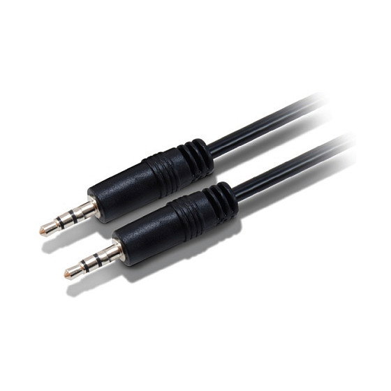 Equip Cable de Audio Mini Jack 3,5 mm Macho a Macho 2,5 m Negro Equip Cable de Audio Mini Jack 3,5 mm Macho a Macho 2,5 m Negro