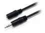 Equip Cable de Audio 3.5mm, Macho-Hembra, 2 Metros, Negro, Referencia 14708207