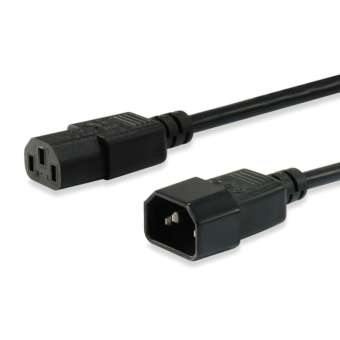Equip Cable extensor alimentación C14 a C14 de 1,8 Metros Equip Cable extensor alimentación C14 a C14 de 1,8 Metros