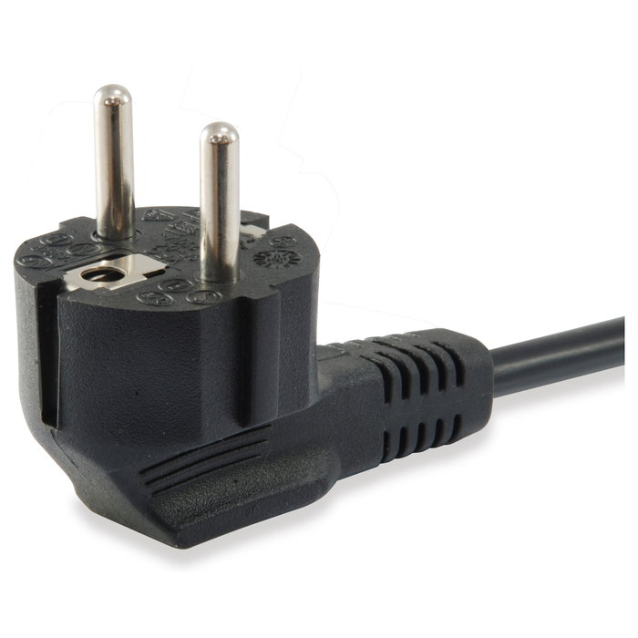 EQUIP Cable de Alimentación C13 a Schuko CEE7/4 1,8m Angular Negro 112120 EQUIP Cable de Alimentación C13 a Schuko CEE7/4 1,8m Angular Negro 112120