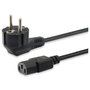 EQUIP Cable de Alimentación C13 a Schuko CEE7/4 1,8m Angular Negro 112120