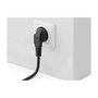 EQUIP Cable de Alimentación C13 a Schuko CEE7/4 1,8m Angular Negro 112120