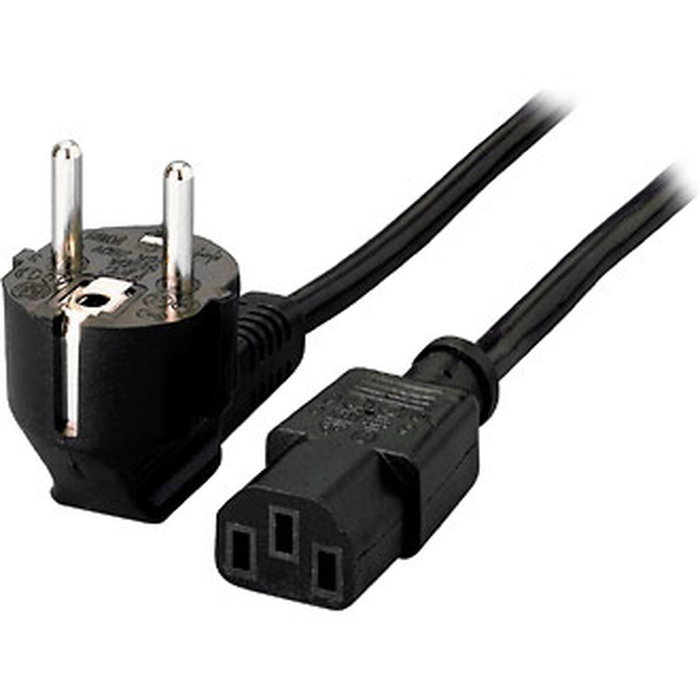 EQUIP Cable de Alimentación C13 a Schuko CEE7/4 1,8m Angular Negro 112120 EQUIP Cable de Alimentación C13 a Schuko CEE7/4 1,8m Angular Negro 112120