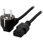 EQUIP Cable de Alimentación C13 a Schuko CEE7/4 1,8m Angular Negro 112120