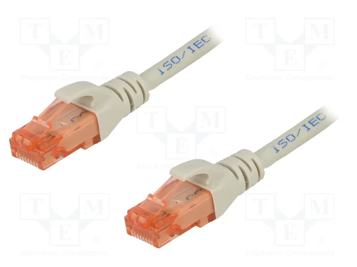 Digitus Cable de Red Cat6 U/UTP Gris 1,5 m