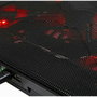 Mars Gaming MNBC2 Base de Refrigeración para Portátiles hasta 17,3 con 5 Ventiladores e Iluminación LED Roja