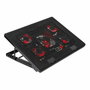 Mars Gaming MNBC2 Base de Refrigeración para Portátiles hasta 17,3 con 5 Ventiladores e Iluminación LED Roja