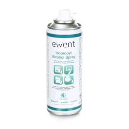 Ewent EW5613 Spray Limpiador para Impresoras y Equipos Informáticos, Limpiador de Alcohol Isopropílico, 200 ml