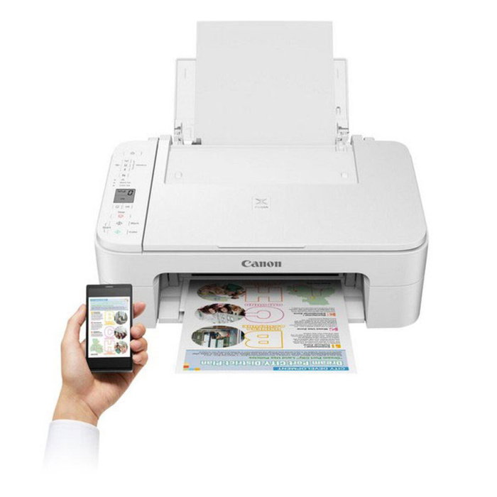 Canon PIXMA TS3351 Impresora Multifunción WiFi Color Blanca | Impresión, Copia, Escaneo