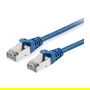 EQUIP 606201 Cable de Red Cat6A S/FTP 0.25m, 2xRJ45, Azul, LSZH