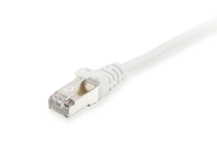 Equip 605513 Cable de Red 0.25 m Cat6 S/FTP LSZH Blanco - Gigabit Ethernet 1000 Mbps, Compatible con PoE+, Conectores RJ45 Macho Dorados