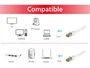Equip 605710 Cable de Red Cat6a S/FTP (S-STP) 1m, Blindaje Total, RJ-45 a RJ-45, Blanco, LSZH, 10 Gbit/s, PoE++ (4PPoE), Plug and Play