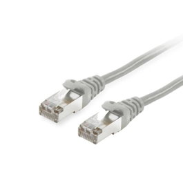 Equip 605507 Latiguillo Apantallado S/FTP Cat6 Gris 0.5m Conectores RJ-45 Chapados en Oro